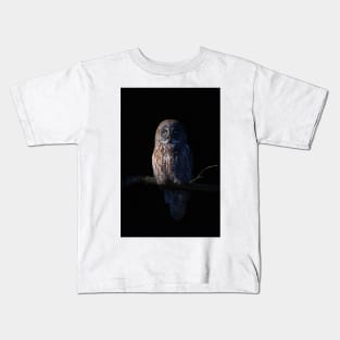 Great Grey Owl Kids T-Shirt